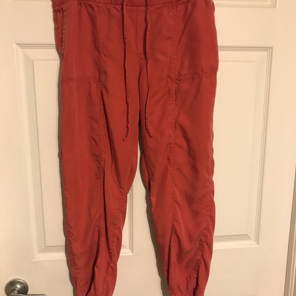 Linen blend pants